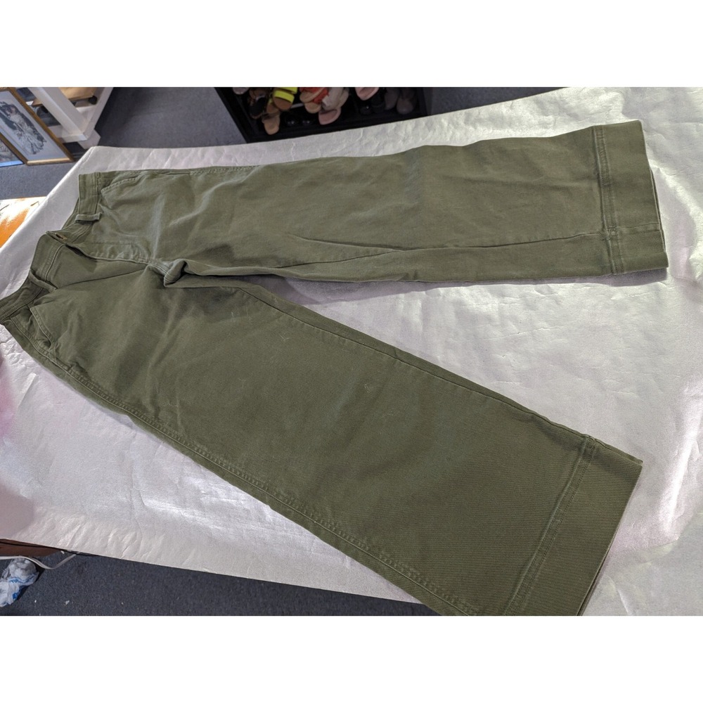 Free assembly womens size 6 green denim jeans wide‎ leg